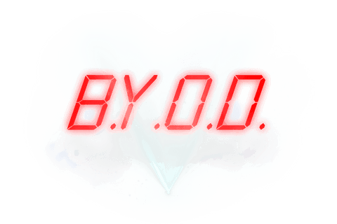 byod digital letters on sci-fi transparent cloud background - Download Free Stock Videos Pikwizard.com