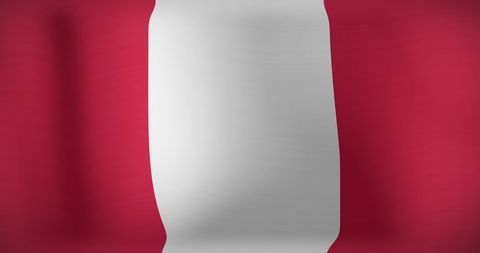 Waving Flag of Peru Symbolizing National Pride