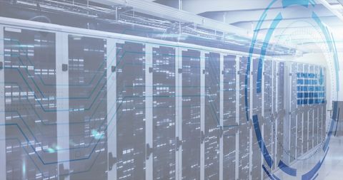 Data Center Security with Firewall Protection and Modern Technology - Download Free Stock Images Pikwizard.com