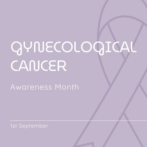 Gynecological Cancer Awareness Month Purposed Ribbon Background - Download Free Stock Templates Pikwizard.com
