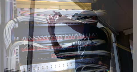 Virtual Reality Technology Expert Overseeing Data Center Operations