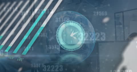 Elbow Greeting Amidst Data Processing Animation