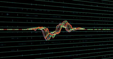 Dynamic Stock Market Concept with Colorful Line Graphs - Download Free Stock Images Pikwizard.com
