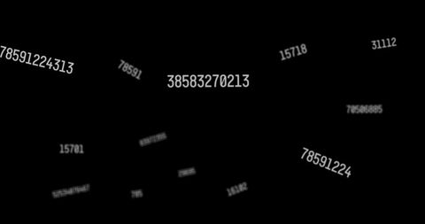 Abstract Numeric Background with Random Floating Numbers - Download Free Stock Images Pikwizard.com
