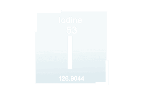 Transparent Iodine Element Symbol in Square Design - Download Free Stock Videos Pikwizard.com