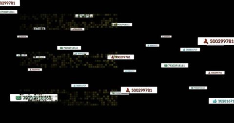 Floating Digital Tags and Pixel Clusters in Cyber Space