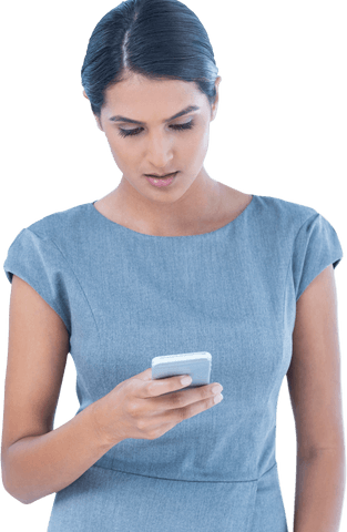 transparent woman typing message on smartphone business attire - Download Free Stock Videos Pikwizard.com