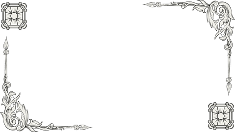 intricate baroque corner scrollwork transparent background - Download Free Stock Videos Pikwizard.com