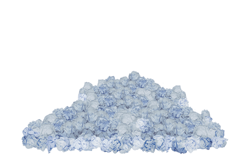 stacked crumpled paper balls on transparent background - Download Free Stock Videos Pikwizard.com