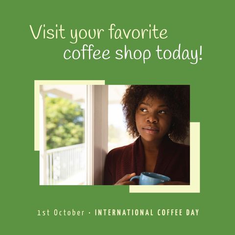 celebrate international coffee day with a sensory coffee experience - Download Free Stock Templates Pikwizard.com