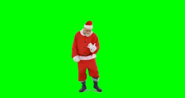 Jolly Santa Claus Dancing on Green Screen Background - Download Free Stock Images Pikwizard.com