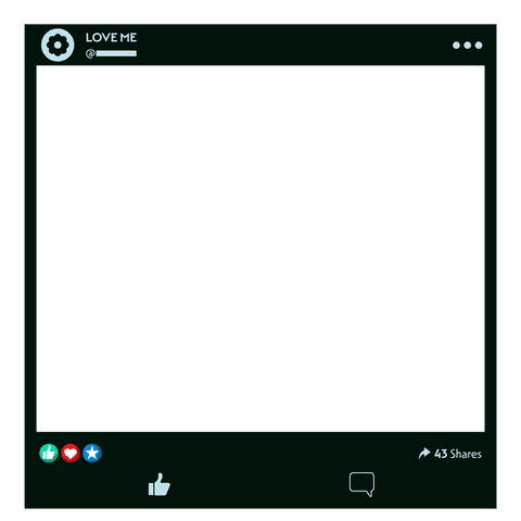 minimalistic transparent social media ui with engagement features - Download Free Stock Videos Pikwizard.com