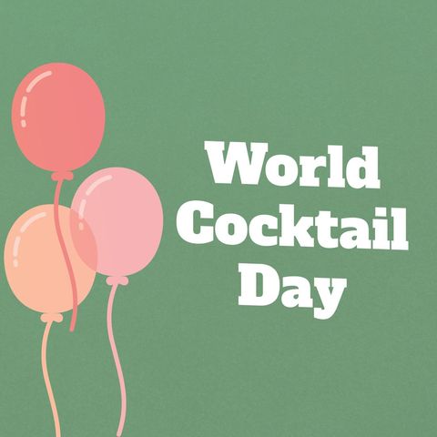 World Cocktail Day Minimalist Celebration Design - Download Free Stock Templates Pikwizard.com