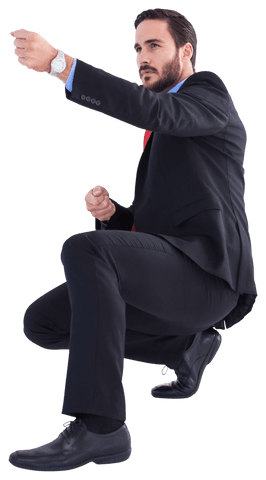 transparent businessman pulling something with determination - Download Free Stock Videos Pikwizard.com