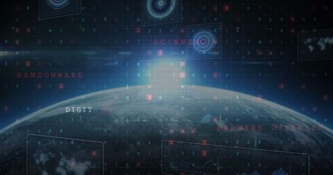Cyber Attack Warning Over Global Network Security Concept - Download Free Stock Images Pikwizard.com