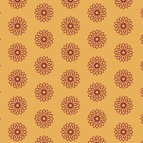 red flower pattern on orange transparent background - Download Free Stock Videos Pikwizard.com