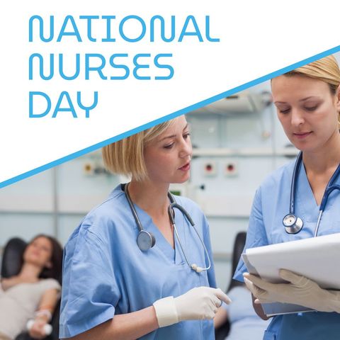 Celebrating National Nurses Day with Dedicated Nurses in Hospital - Download Free Stock Templates Pikwizard.com