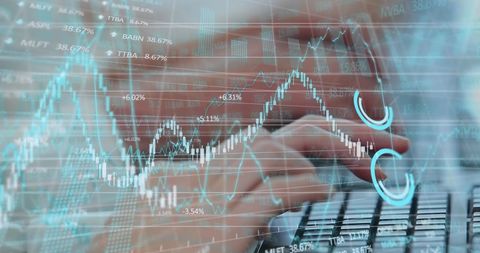 Financial Market Analysis with Graphs and Technology - Download Free Stock Images Pikwizard.com