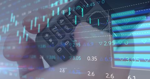 Digital Financial Data Streaming Over Network - Download Free Stock Images Pikwizard.com