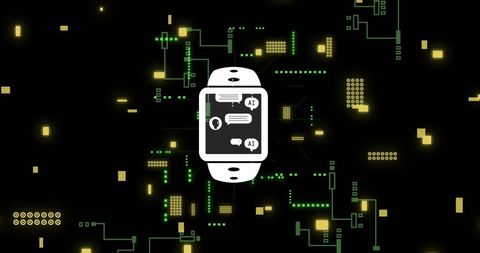 Smart Glasses Interface with AI Data Visuals and Circuit Board - Download Free Stock Images Pikwizard.com