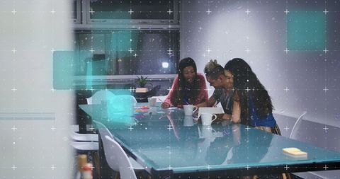 Digital Collaboration: Diverse Team in High-Tech Office - Download Free Stock Images Pikwizard.com