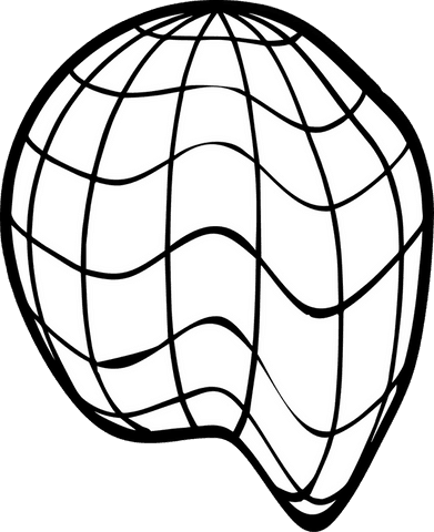 abstract 3d warped sphere mesh on transparent background - Download Free Stock Videos Pikwizard.com