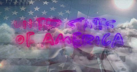 American Dream and Adventure - Fishing with United States Pride