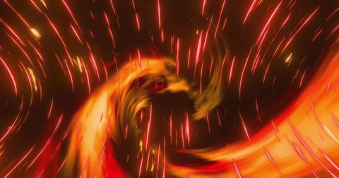 Abstract Fiery Light Streaks on a Dark Background - Download Free Stock Images Pikwizard.com