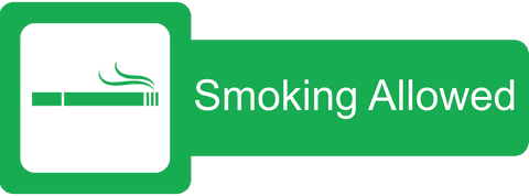 Green Transparent Smoking Area Sign Designated for Public Use - Download Free Stock Videos Pikwizard.com