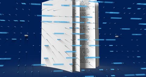 Digital Science Book with Glitch Effects and Chemical Theme - Download Free Stock Images Pikwizard.com