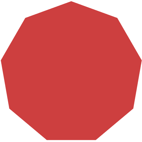 red octagon with transparent background and copy space - Download Free Stock Videos Pikwizard.com