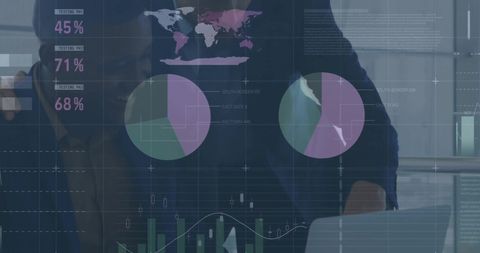 Global Financial Data Analysis with Diverse Team in Modern Office - Download Free Stock Images Pikwizard.com