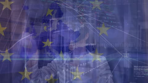 Virtual Reality Exploration of European Economy and Technology Concepts