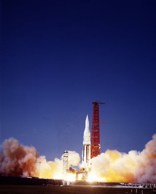 Saturn I (SA-4) Rocket Launch from Kennedy Space Center, 1963 - Download Free Stock Photos Pikwizard.com