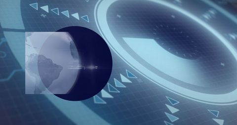 Futuristic Global Data Visualization with Interactive Elements - Download Free Stock Images Pikwizard.com
