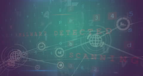 Futuristic Cybersecurity and Network Analysis Concept