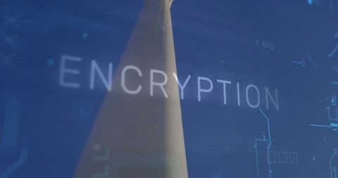 Wind turbine symbolizing renewable energy and digital security