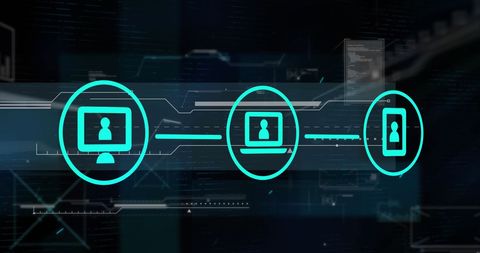 Technology Icons and Digital Interface Concept Design - Download Free Stock Images Pikwizard.com