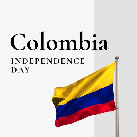 Patriotic Colombian Independence Day Celebration Design - Download Free Stock Templates Pikwizard.com