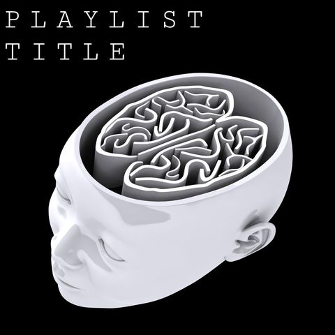 creative brain imagery for intellectual playlist cover - Download Free Stock Templates Pikwizard.com