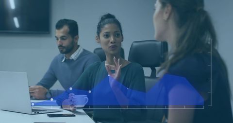 Diverse Business Team Analyzing Data Visualization Trends - Download Free Stock Images Pikwizard.com