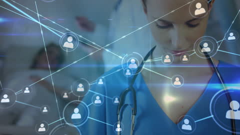 Healthcare Professional Using Digital Technology