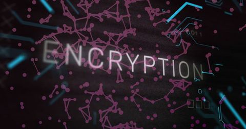 Abstract Encryption Concept with Circuit Patterns - Download Free Stock Images Pikwizard.com