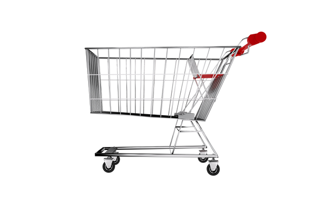 Transparent Shopping Trolley Illustration with Red Handle - Download Free Stock Videos Pikwizard.com