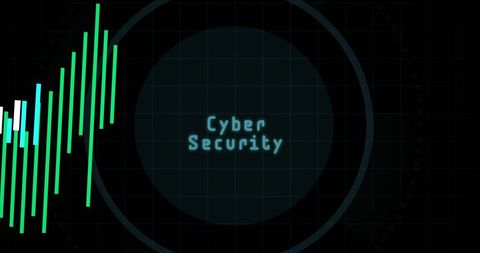 Futuristic Cyber Security Technology with Digital Data Display - Download Free Stock Images Pikwizard.com
