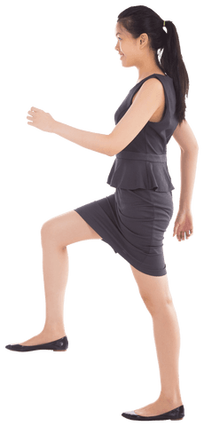 businesswoman stepping forward transparent background png - Download Free Stock Videos Pikwizard.com