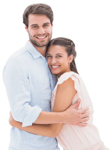 transparent smiling couple embracing joyfully - Download Free Stock Videos Pikwizard.com