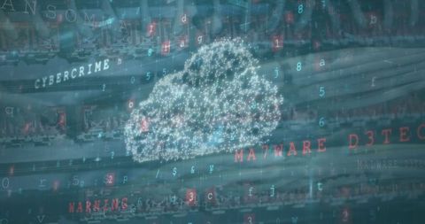 Digital Cloud Security in Modern Cityscape - Download Free Stock Images Pikwizard.com