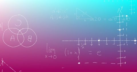 Mathematical Formulae on Gradient Background for Learning - Download Free Stock Images Pikwizard.com