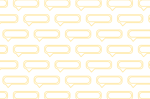 Seamless Yellow Speech Bubble Pattern on Transparent Background - Download Free Stock Videos Pikwizard.com